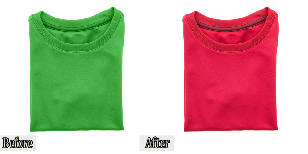 Photo color correction sample3 before after